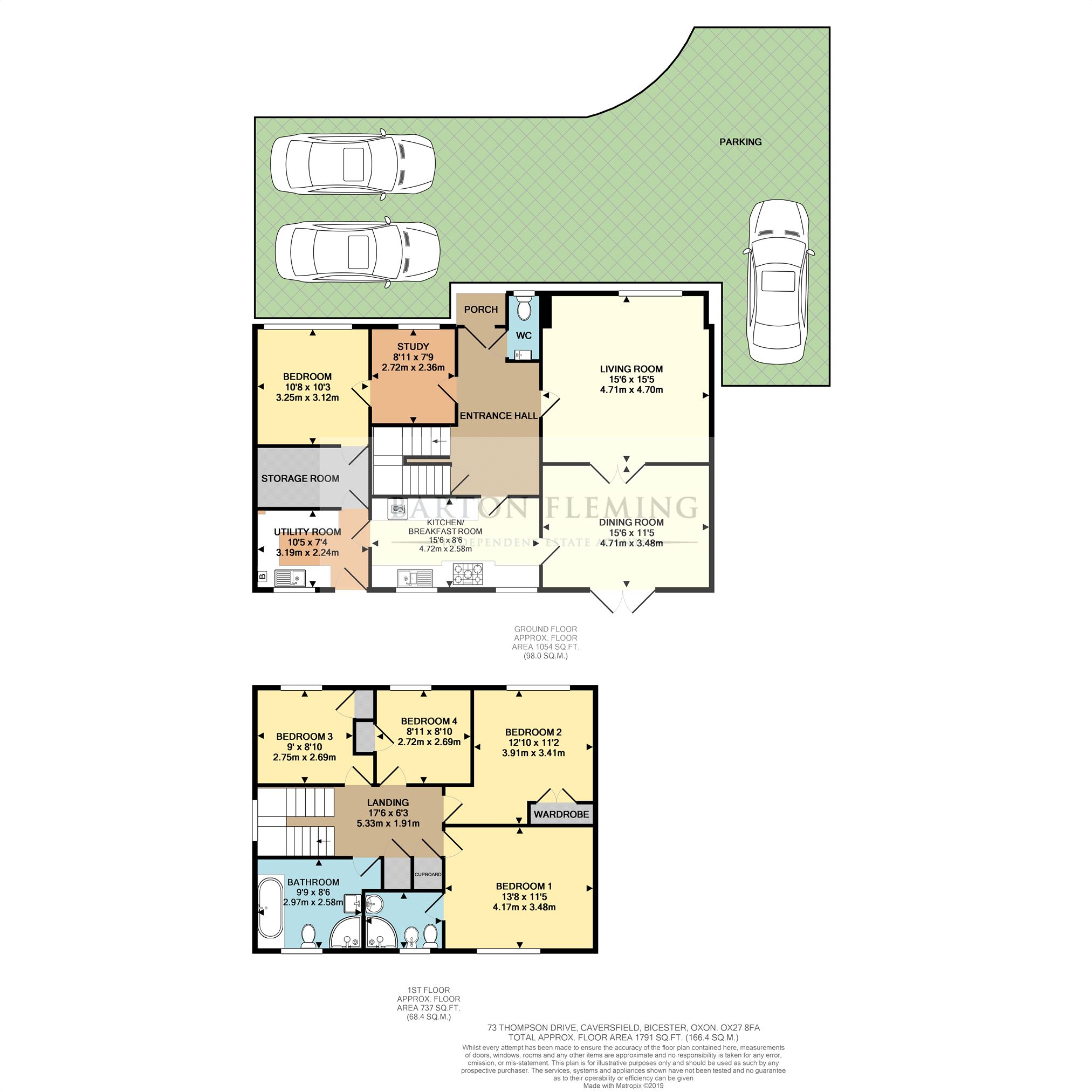 5 Bedrooms Detached house for sale in Thompson Drive, Caversfield, Bicester OX27