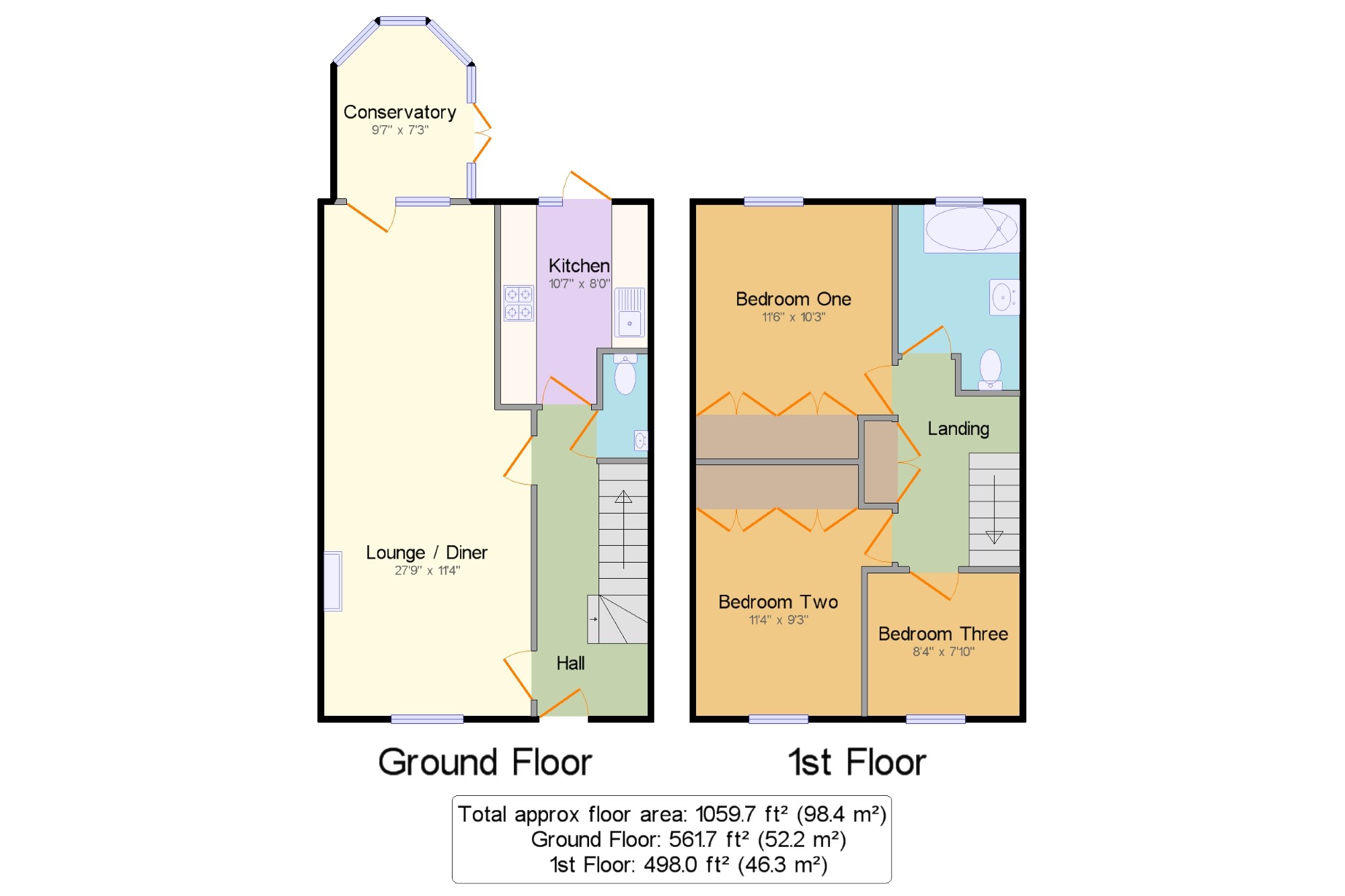 3 Bedrooms Terraced house for sale in Poplar Way, Midhurst, West Sussex, . GU29