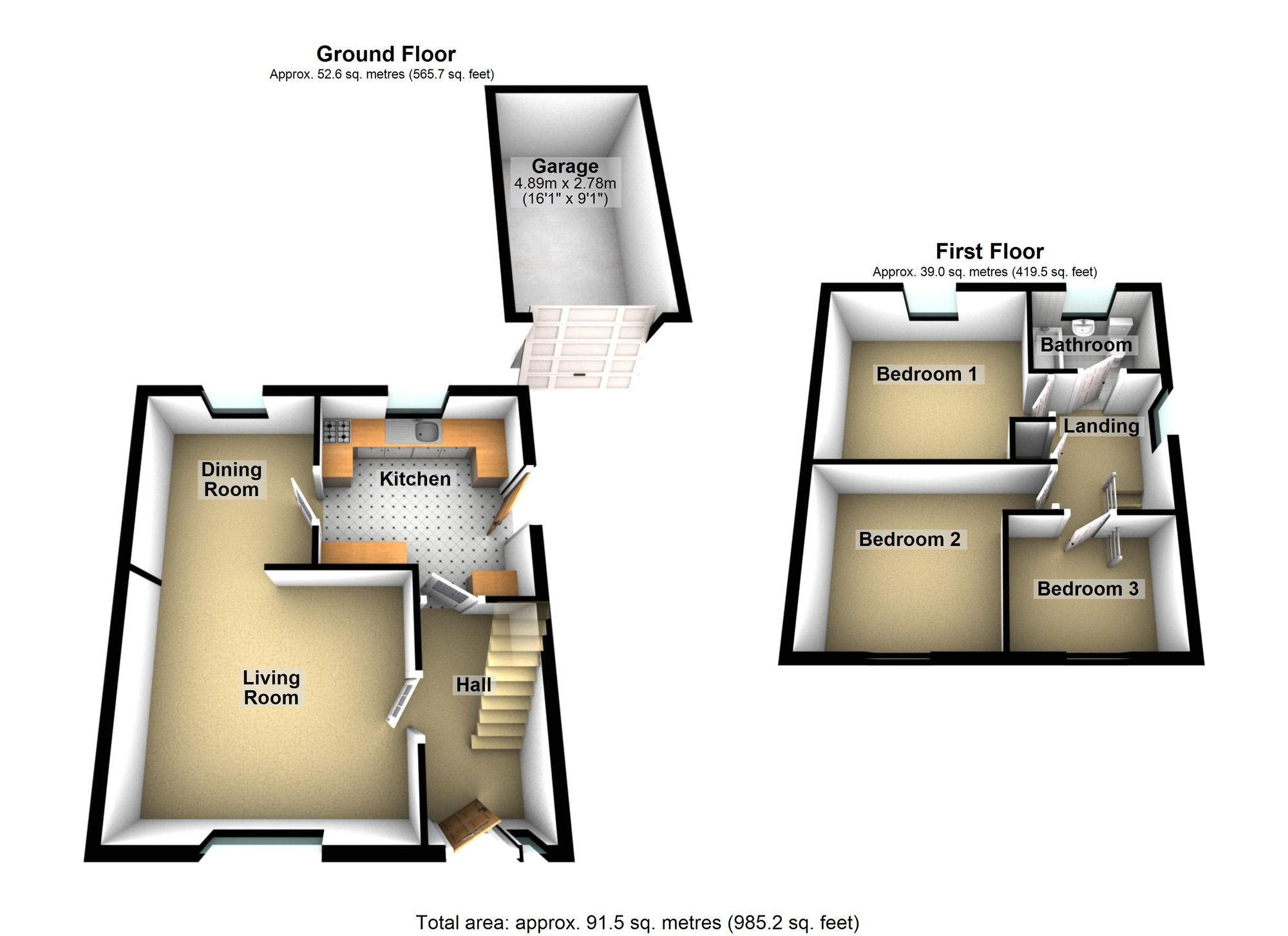 7 Blow Row, Doncaster floorplan