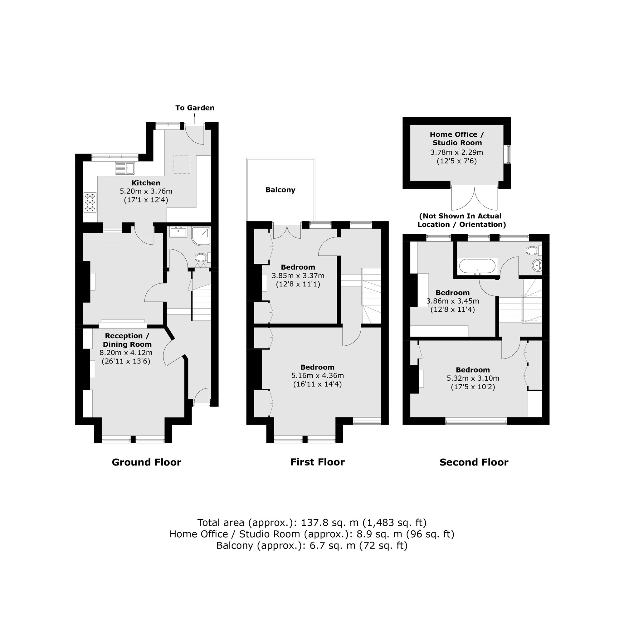 59, Moring Road, London floorplan