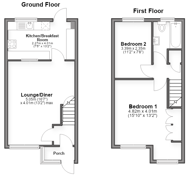 52, Pelham Rise, Peacehaven floorplan