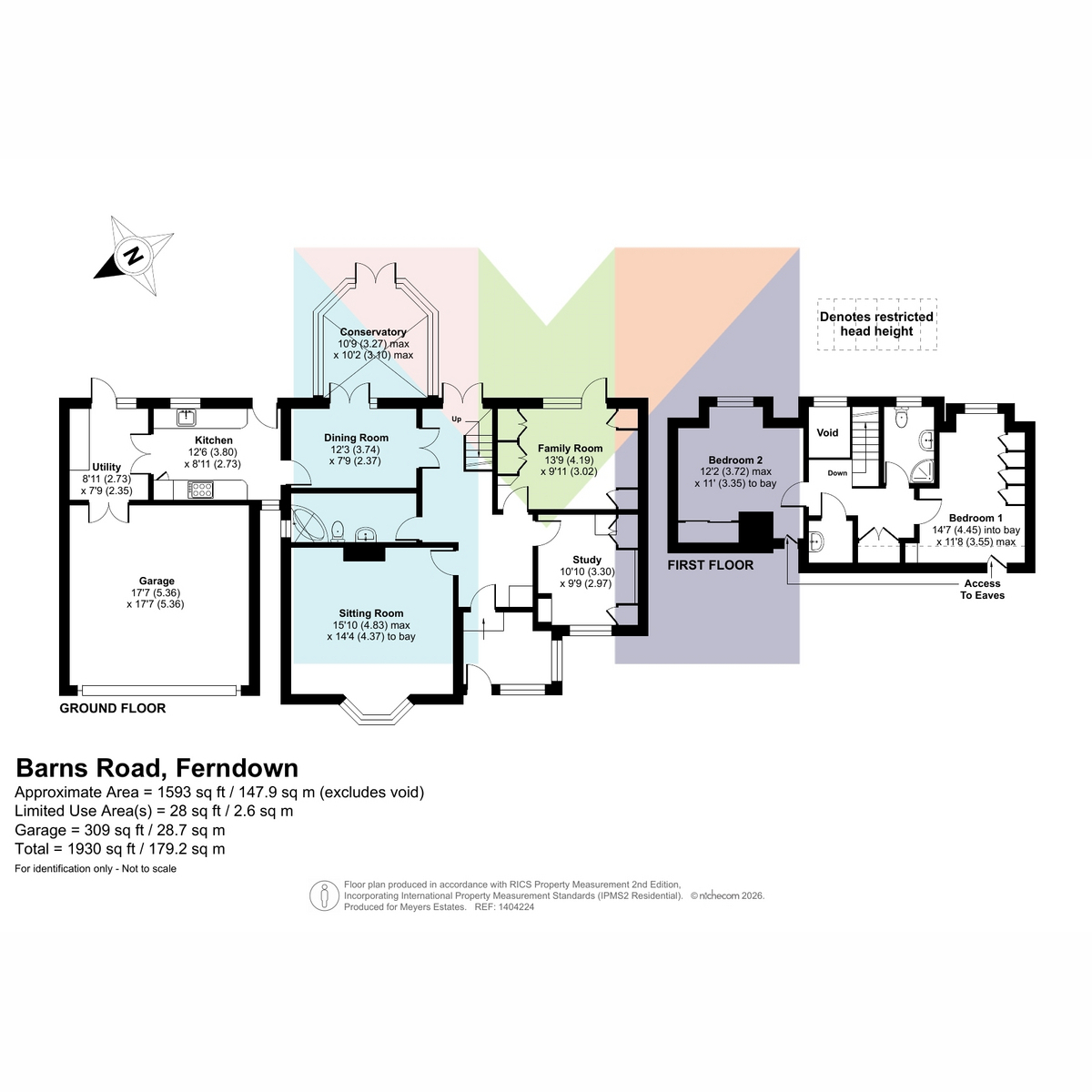 1, Barns Road, Ferndown floorplan
