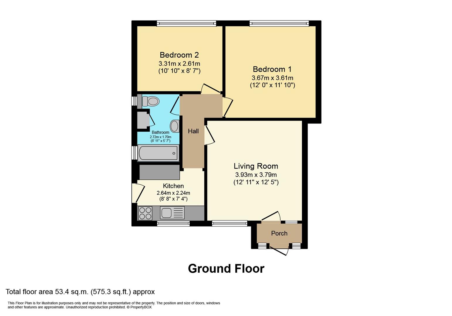 Campion Court, Campion Road, Royal Leamington Spa CV32, 2 bedroom flat