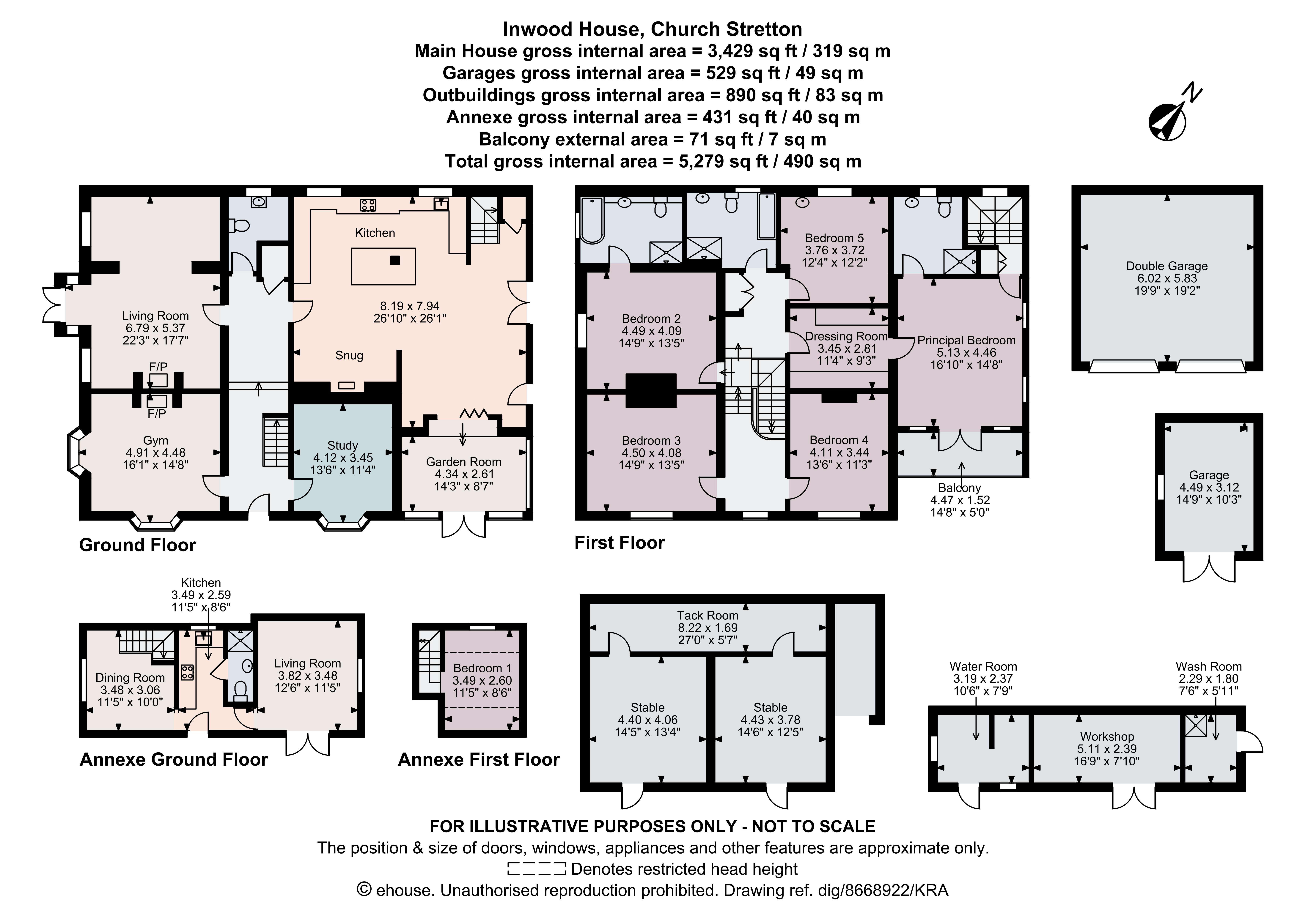 Inwood House,, Inwood, Church Stretton floorplan