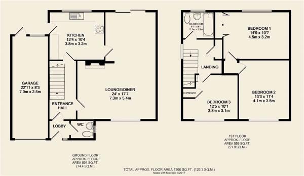 16, Hawthorn Way, St.albans floorplan