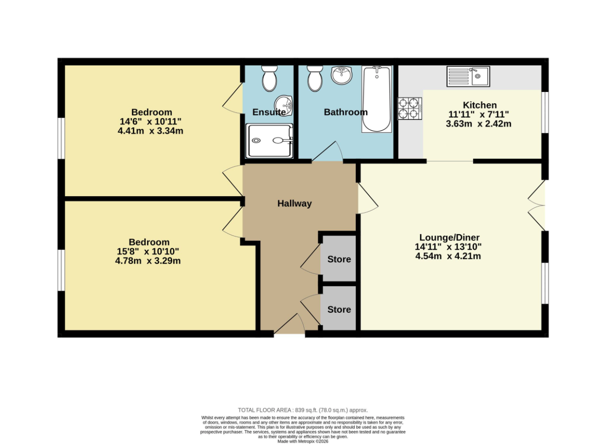 Canon Gate Court, Flat 17, Addington Street, Ramsgate floorplan