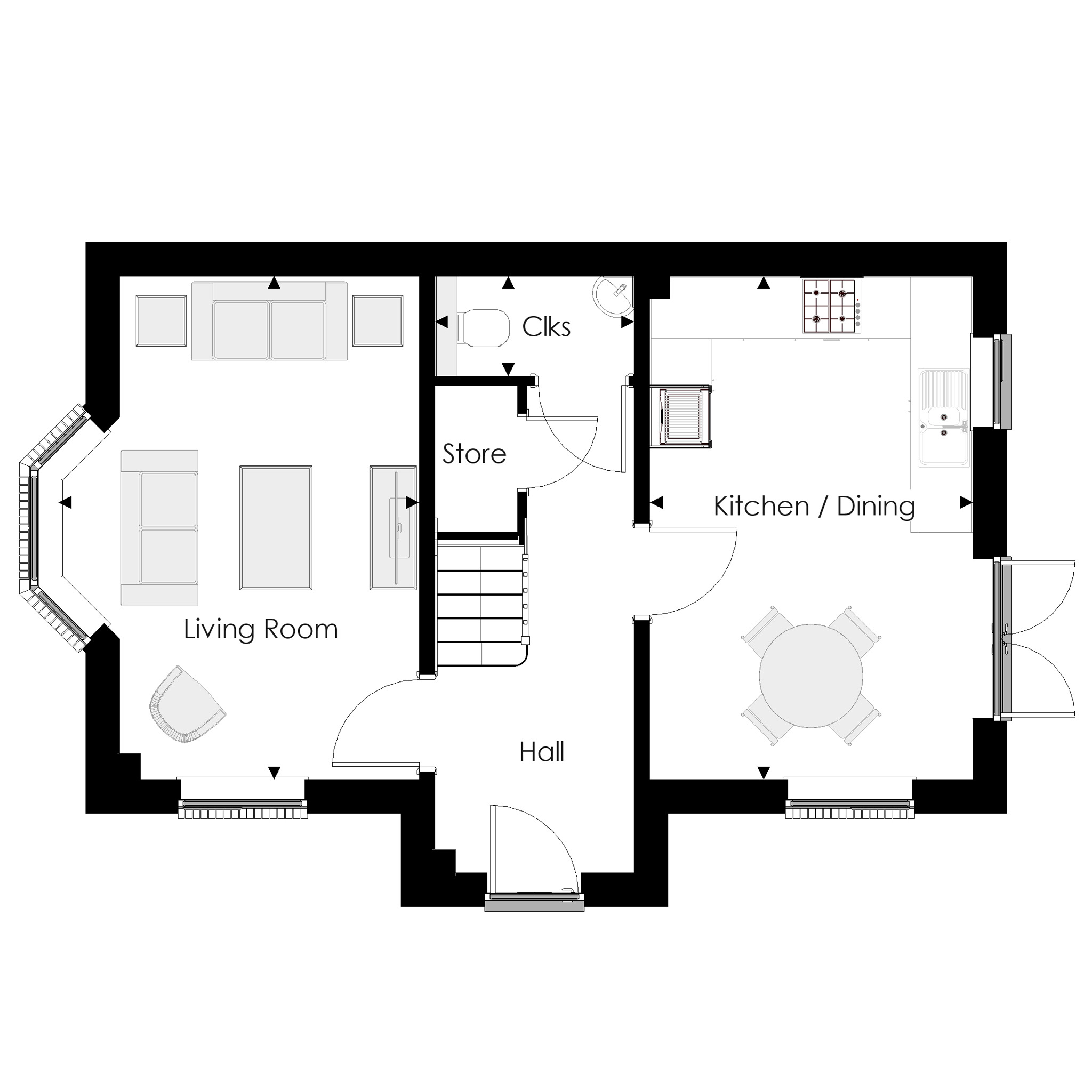 56, Off Evans Way, Witham floorplan