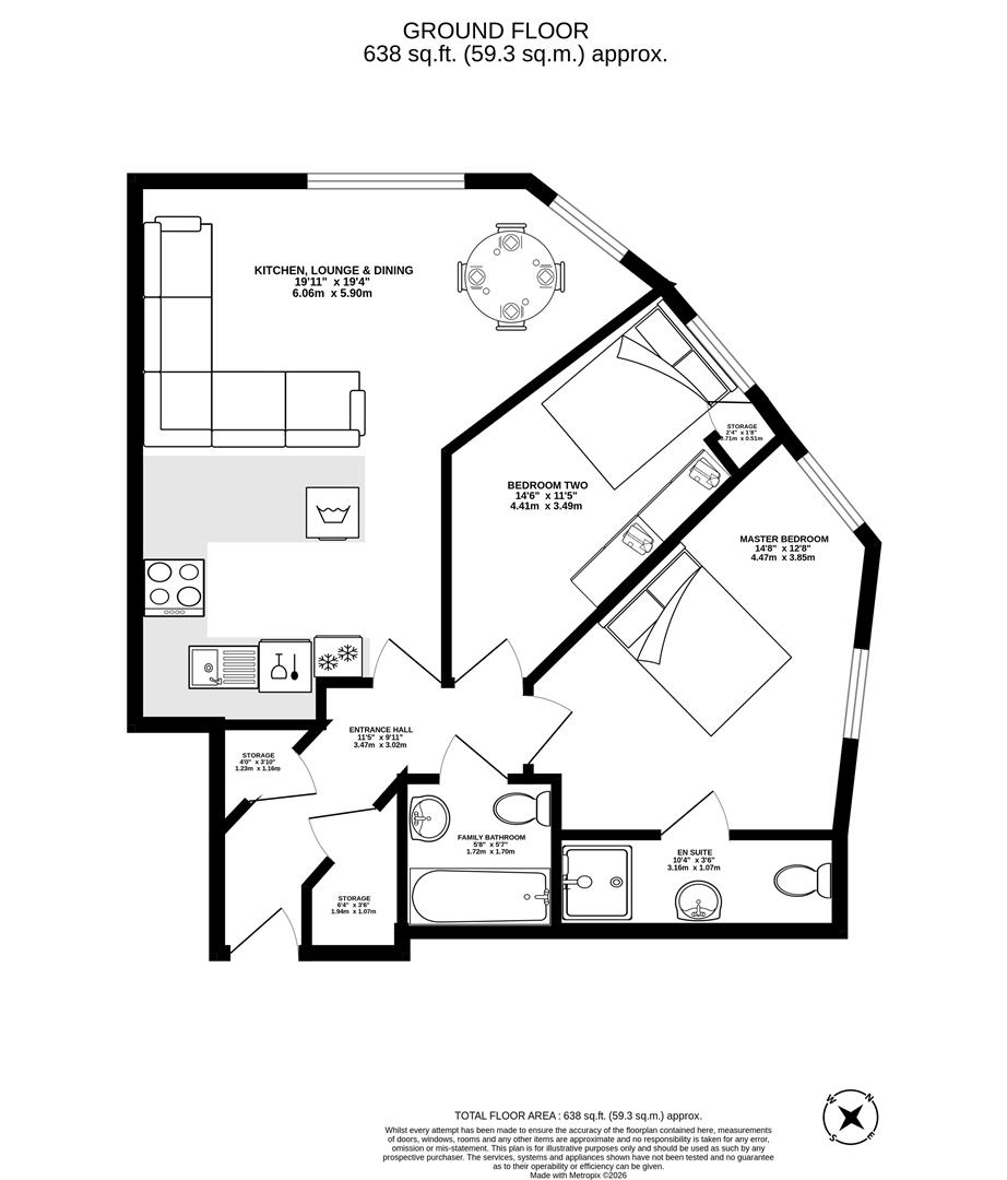 18, Olympian Close, Chorley floorplan
