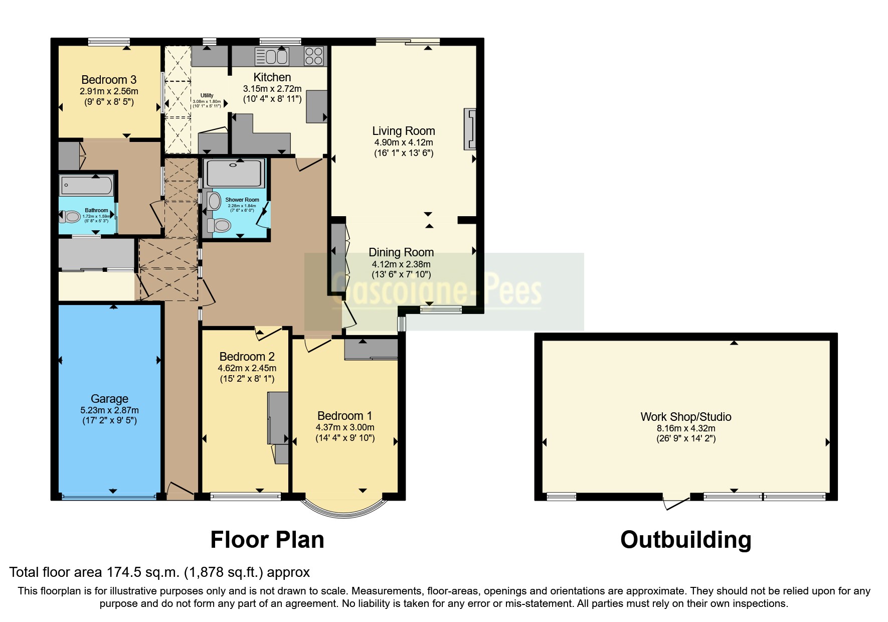 Coldharbour Lane, Pyrford, Surrey GU22, 2 bedroom bungalow for sale