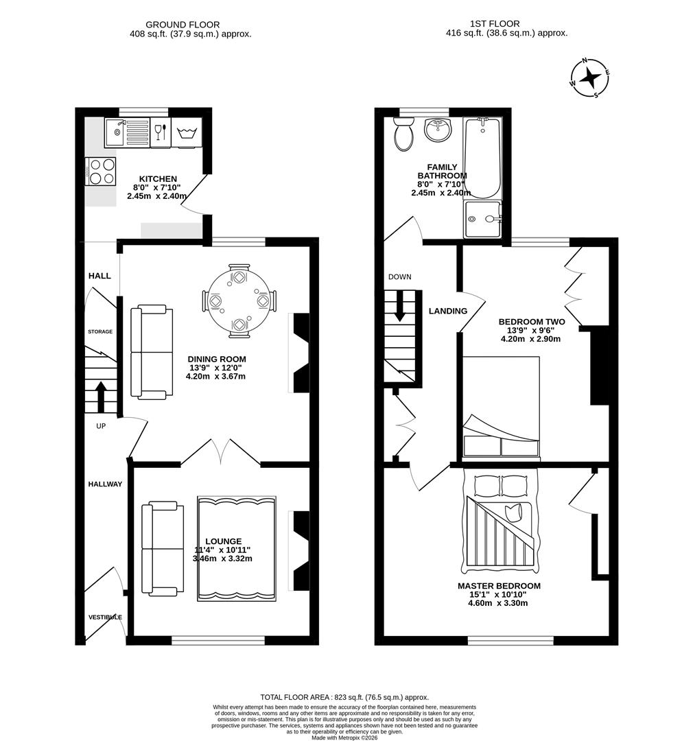 Leyland Road, Preston floorplan