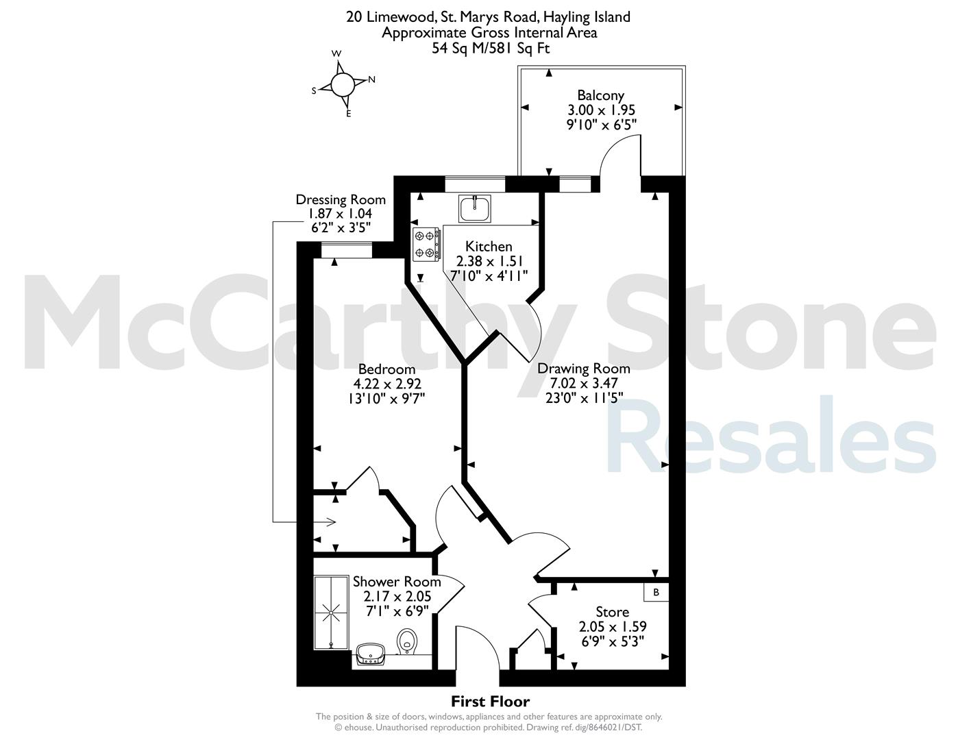 20 Limewood, St. Marys Road, Hayling Island floorplan