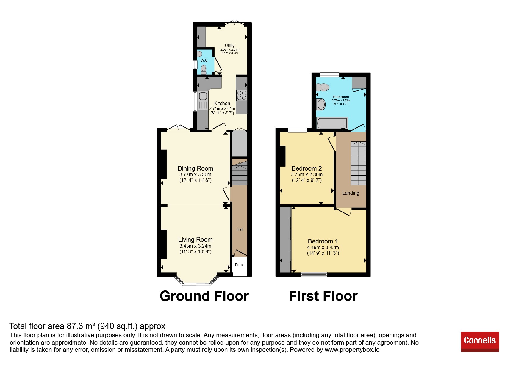 182, Corporation Street, Stafford floorplan