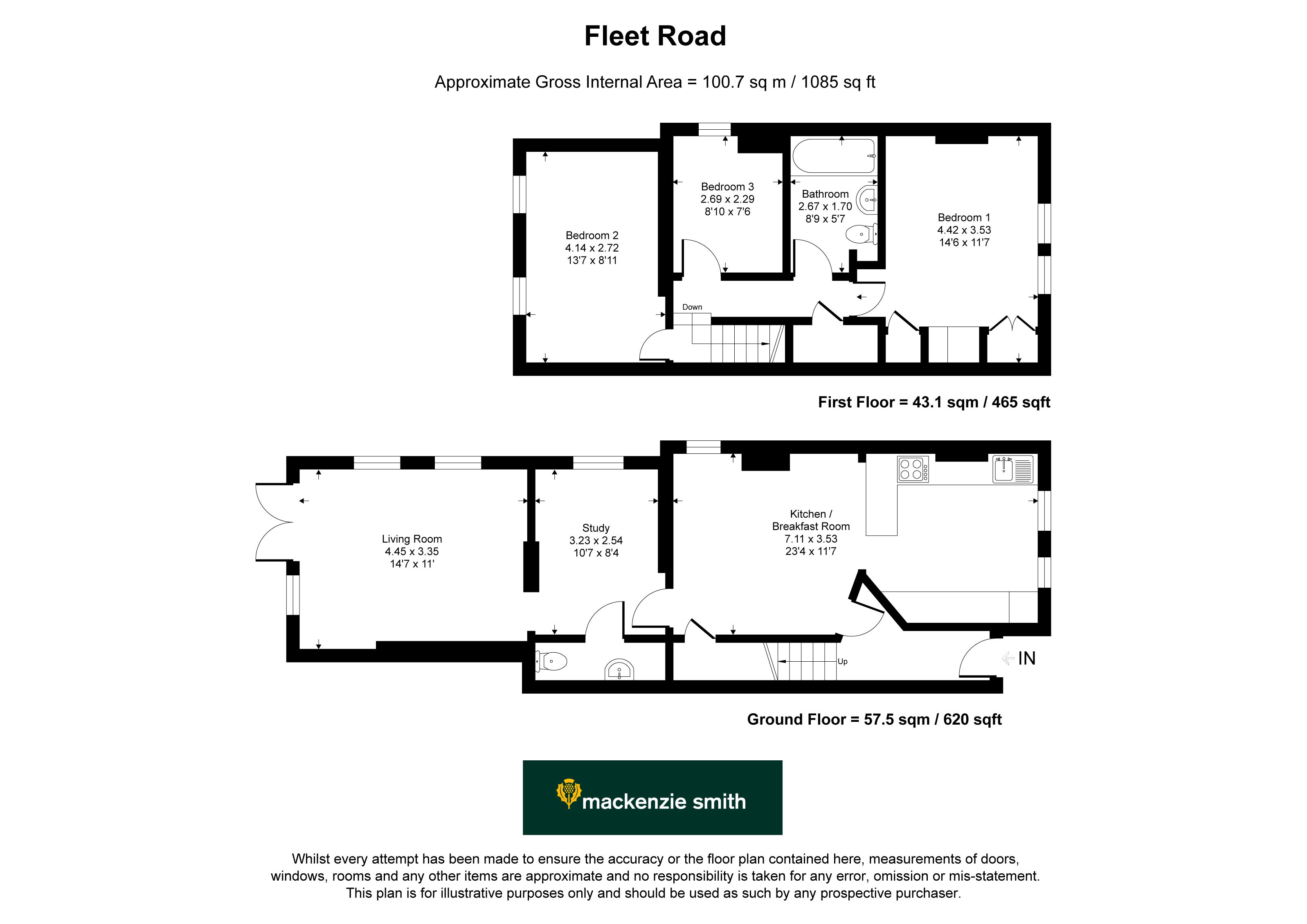 19, Fleet Road, Hampshire floorplan