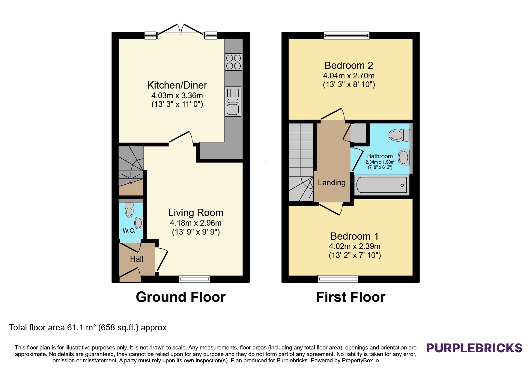 15, Harrow Close, Malvern floorplan