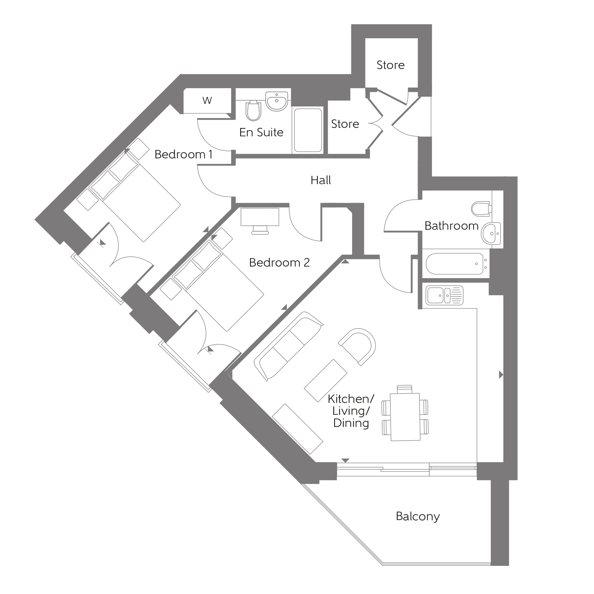 77, Fielders Crescent, Barking floorplan