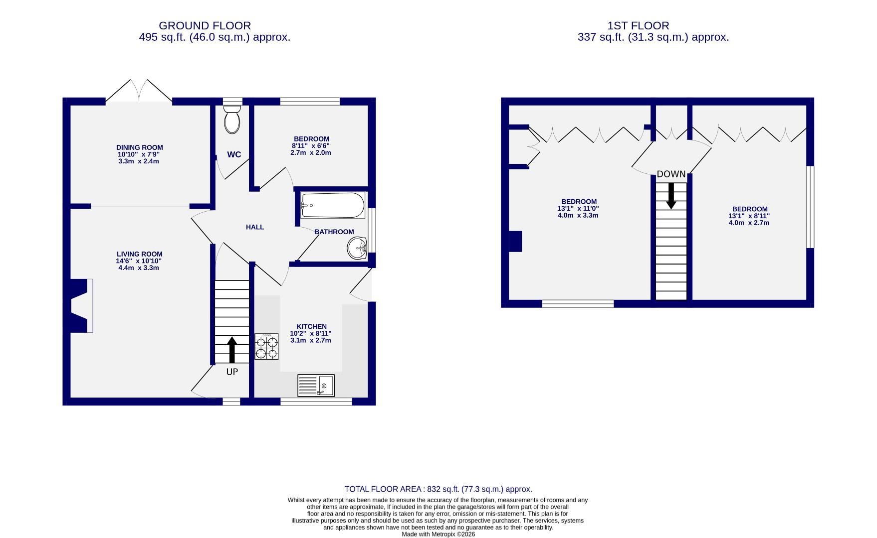 20, Larchfield, York floorplan