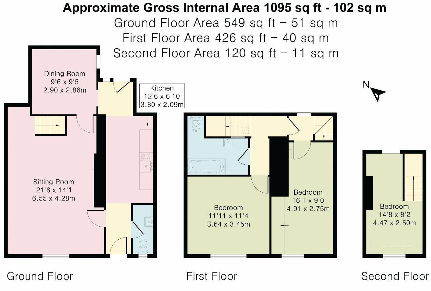 17, Hampton Street, Glos floorplan