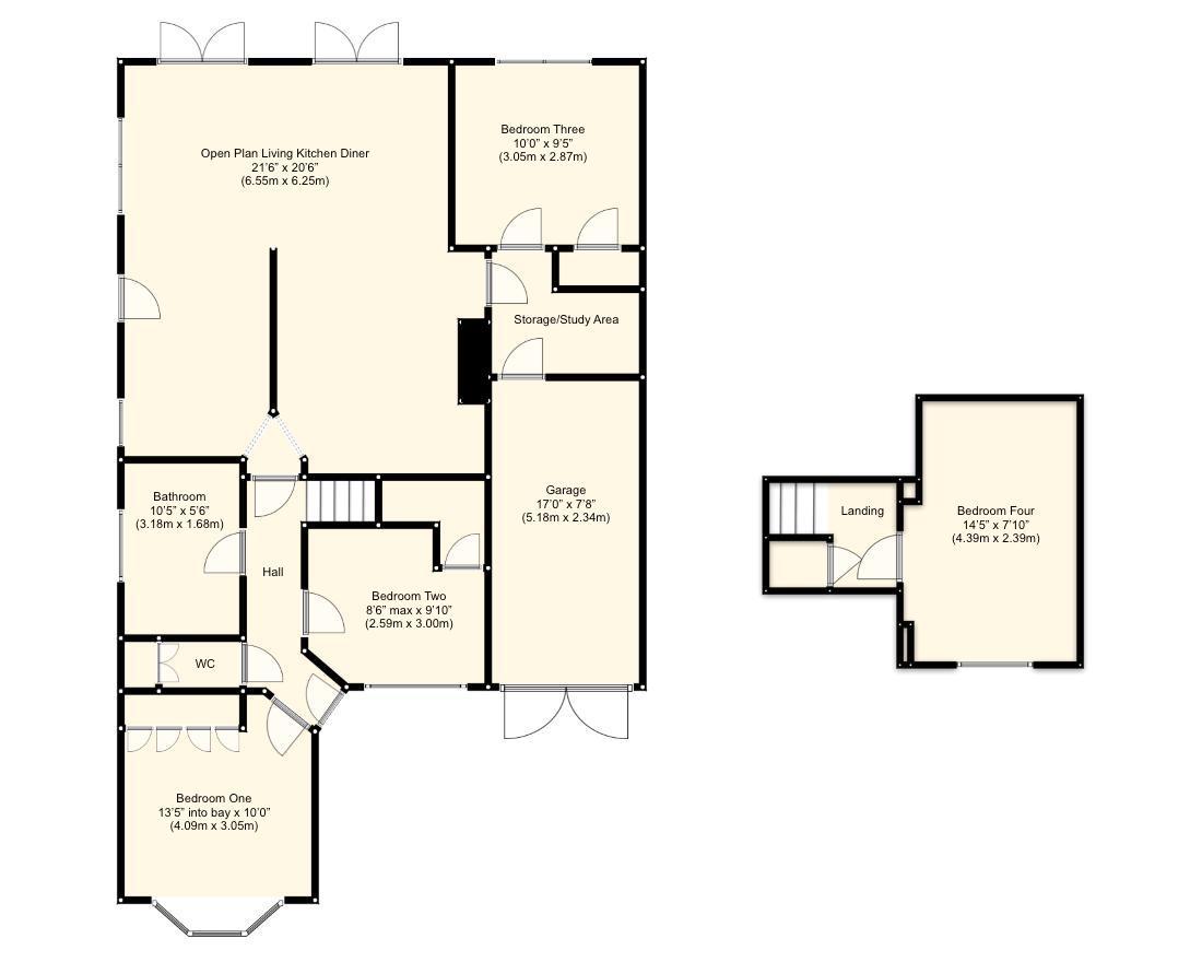 Campbell Avenue, Thurmaston, Leicester LE4, 4 bedroom detached bungalow