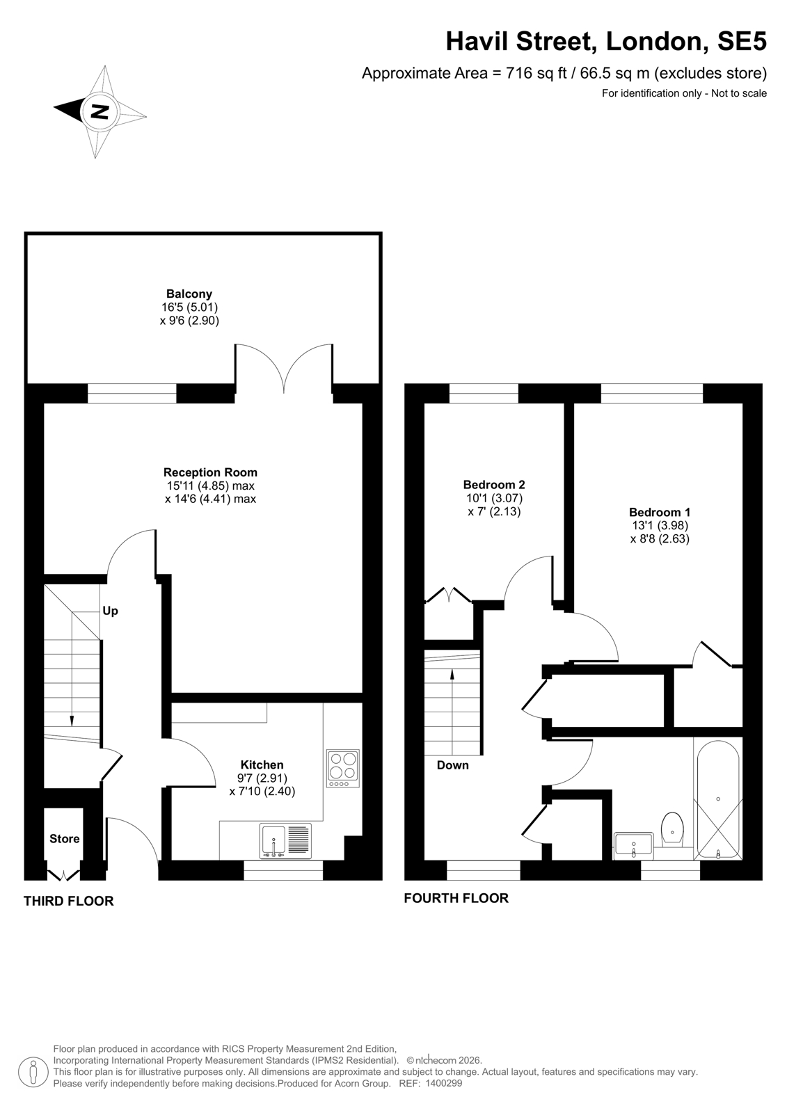 Havil Street, London floorplan