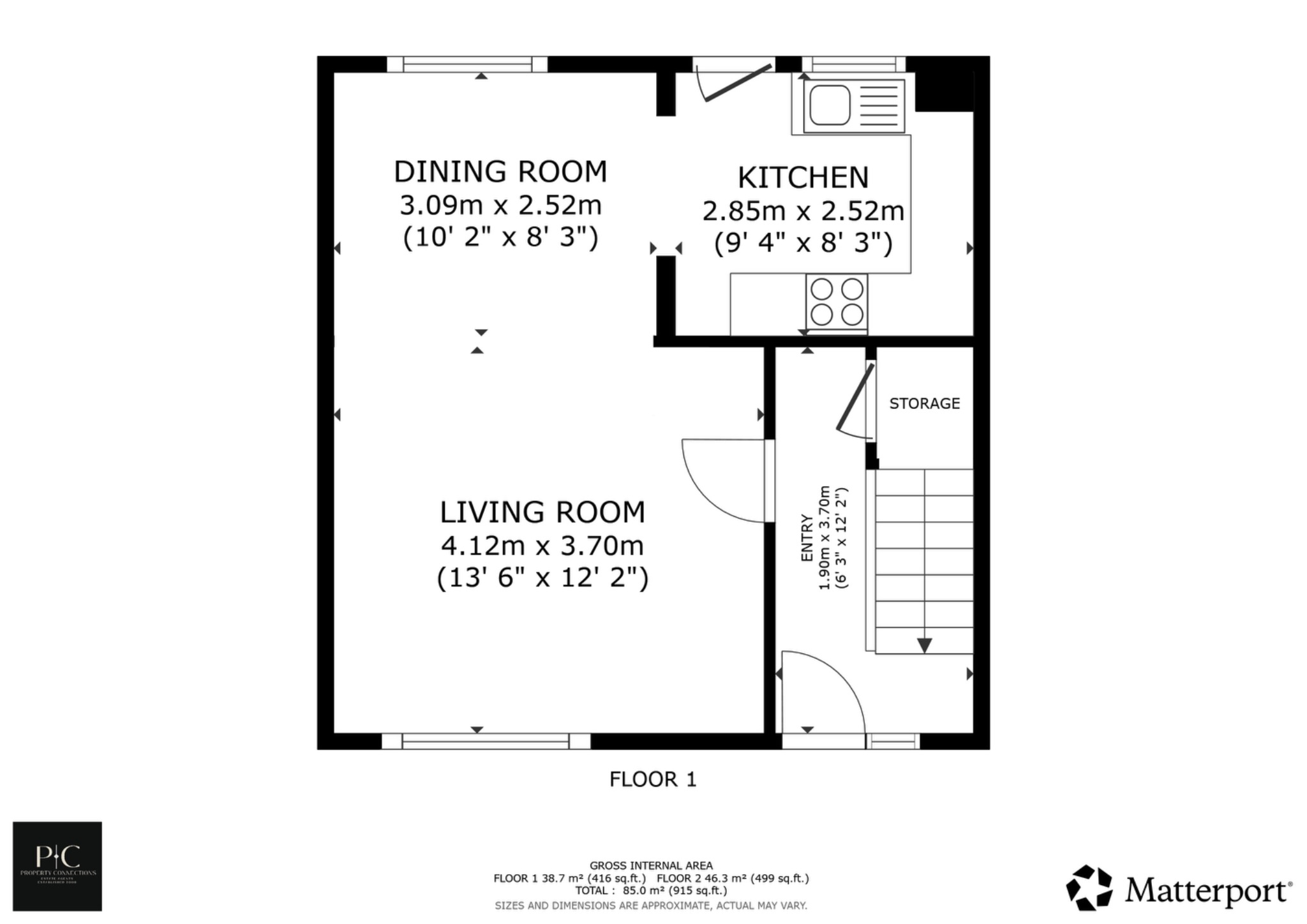 36 James Street, Alva, Clackmannanshire floorplan