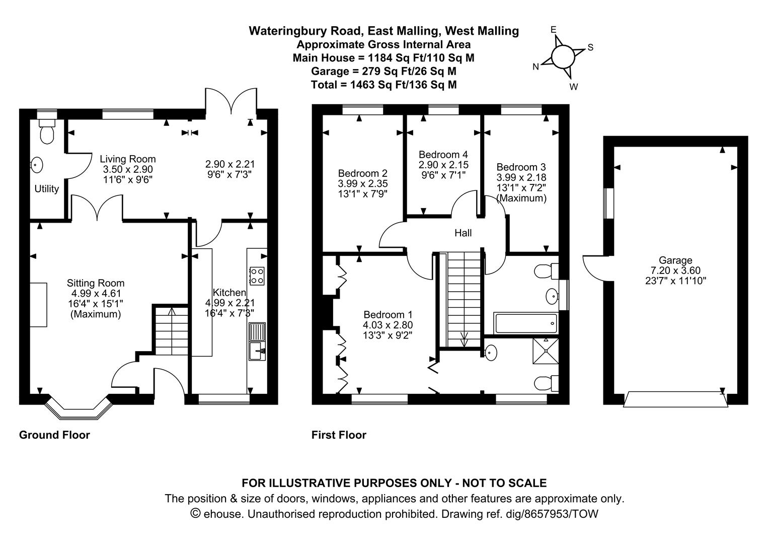 327, Wateringbury Road, West Malling floorplan