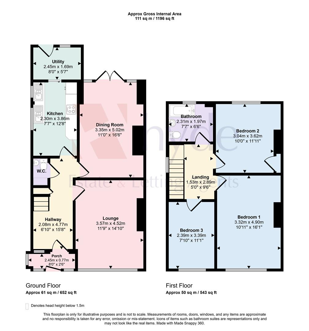 8, Lichfield Drive, Manchester floorplan