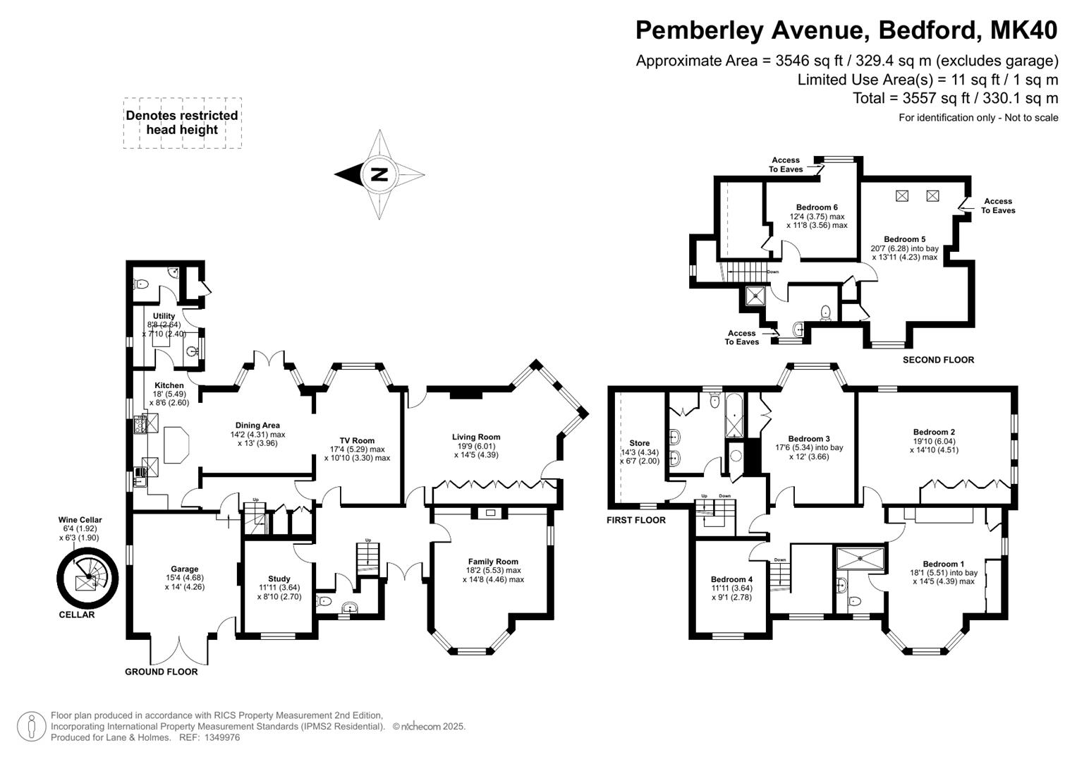 11, Pemberley Avenue, Bedford floorplan