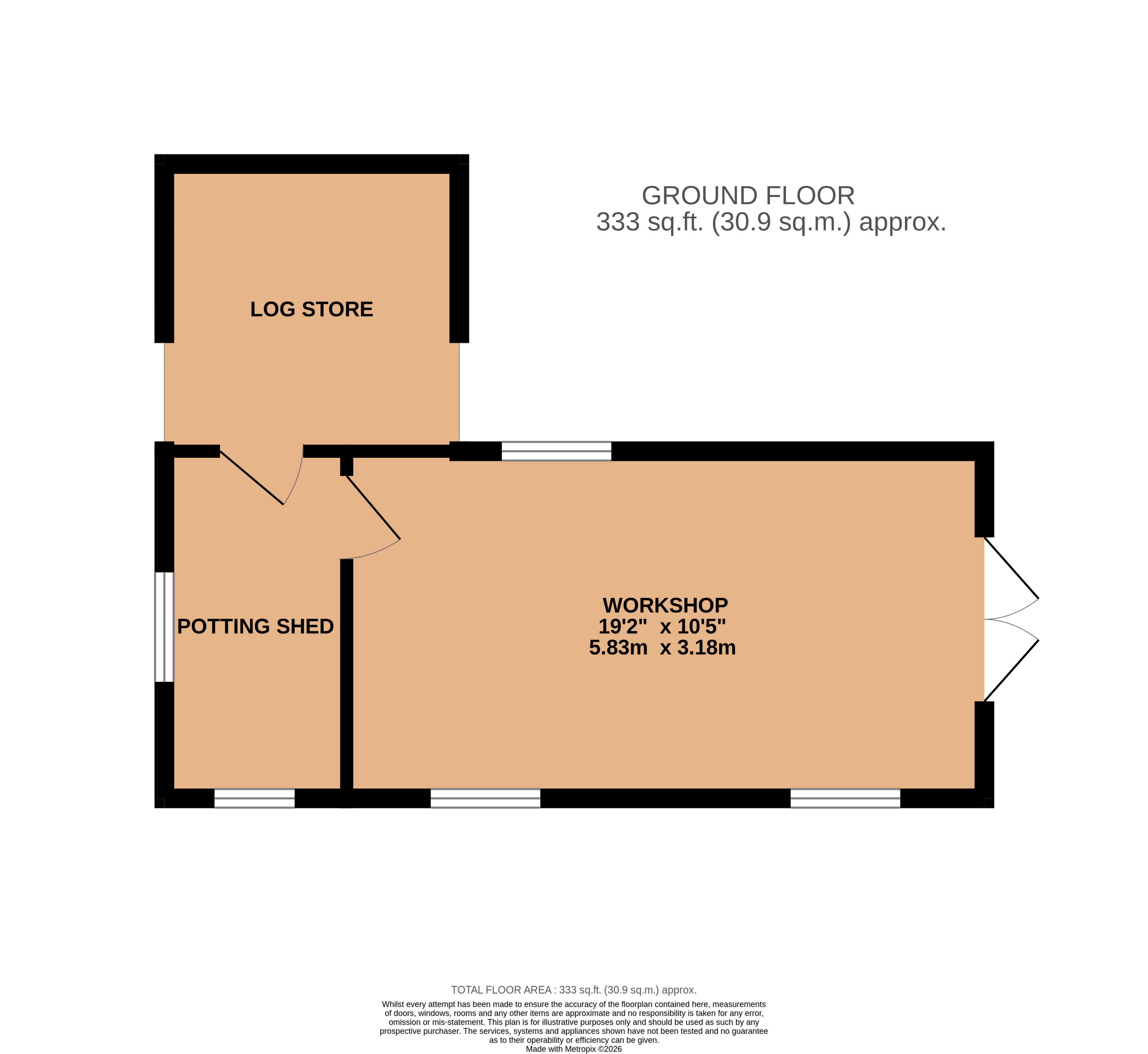 Pickard's Wood,, Roborough, Winkleigh floorplan