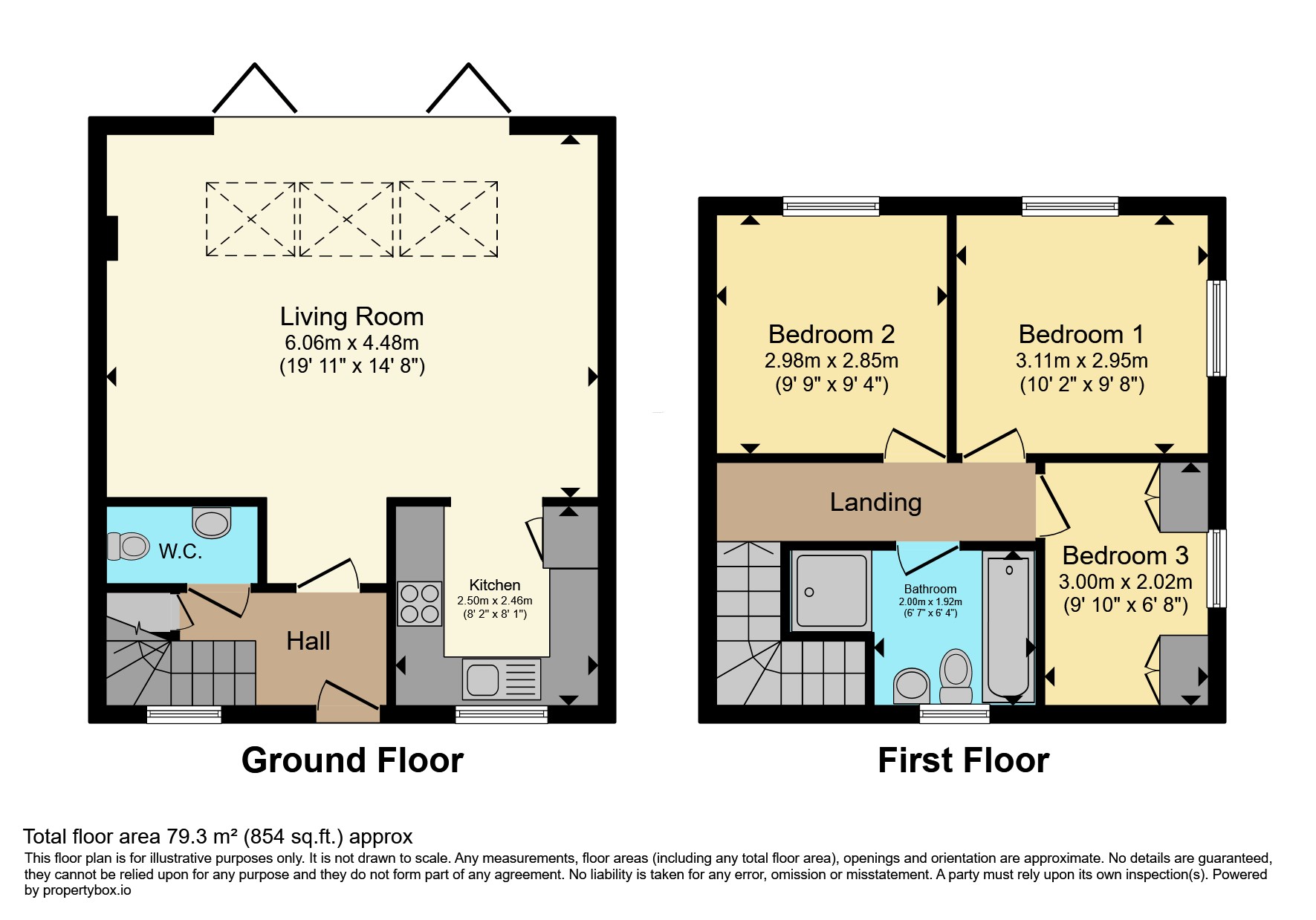 Broughton Lane, Salford floorplan
