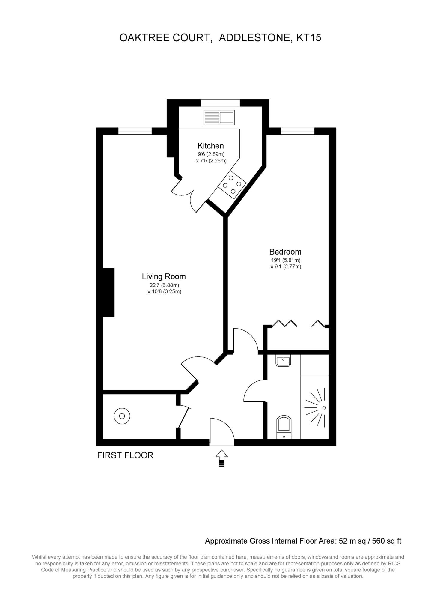 Addlestone Park, Addlestone floorplan