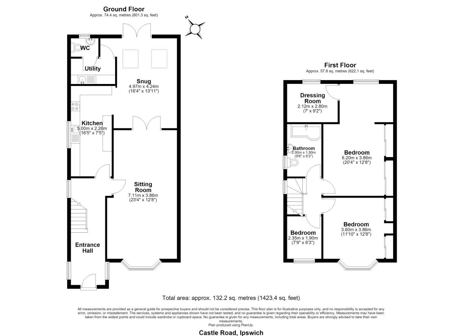 38, Castle Road, Ipswich floorplan