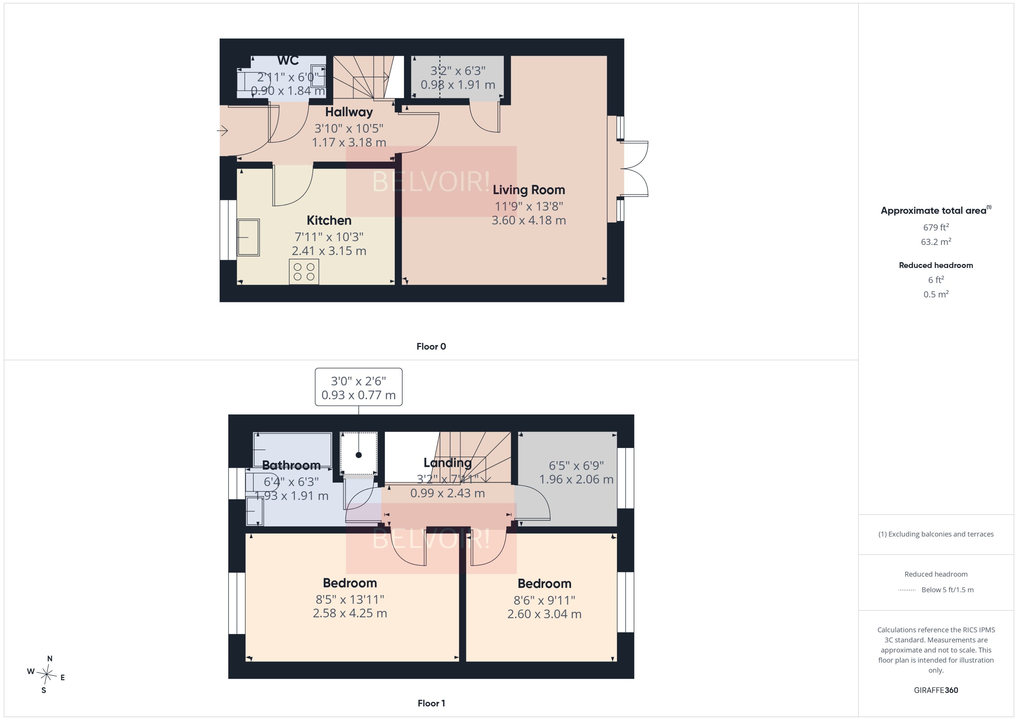 6, Clos Owain, Hope floorplan