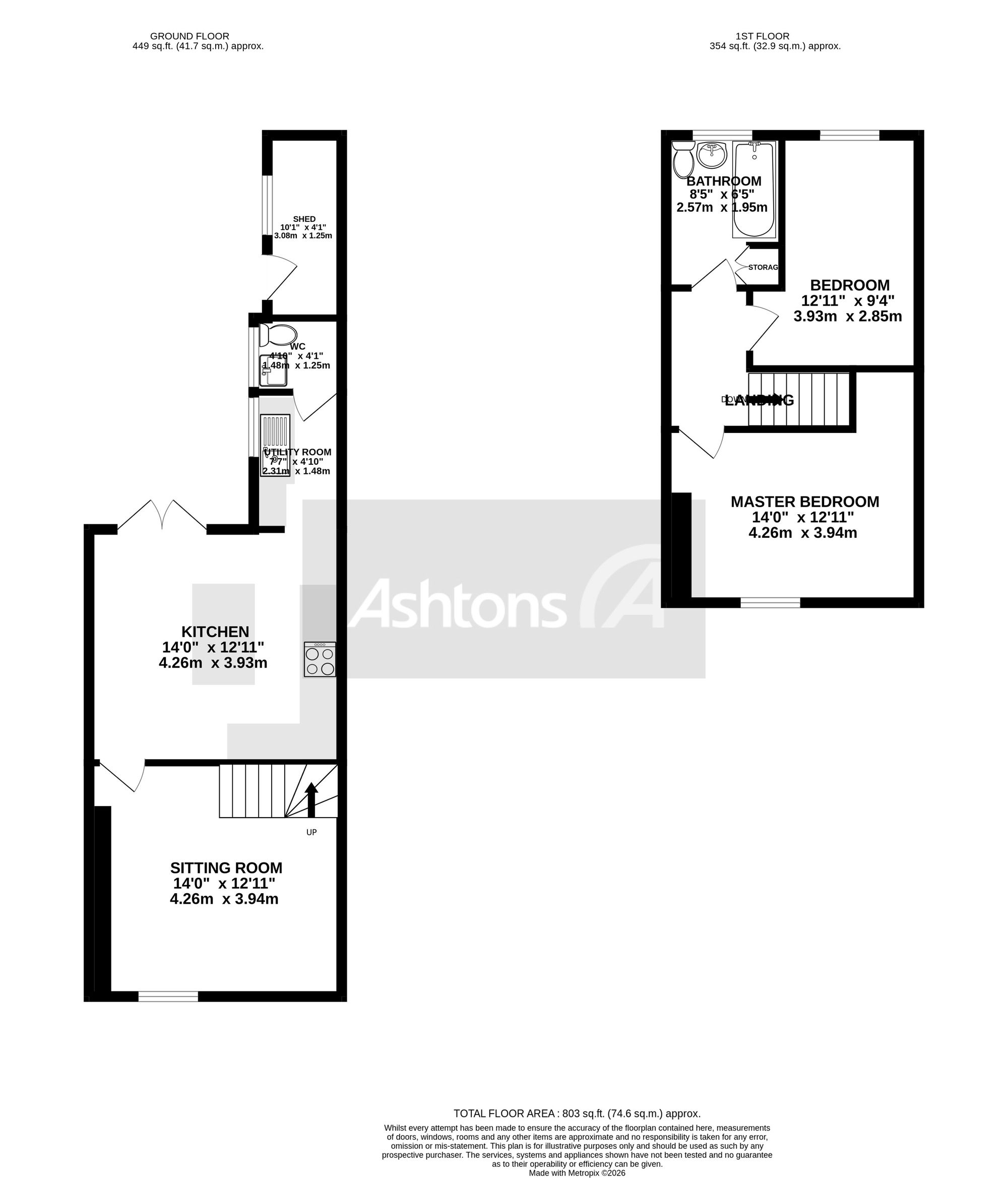 24 Worsley Street, Warrington floorplan