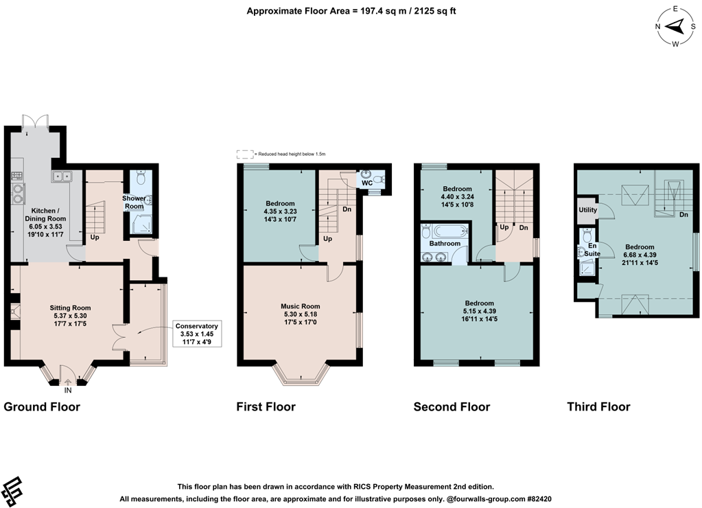 Peveril, Peveril Point Road, Swanage floorplan