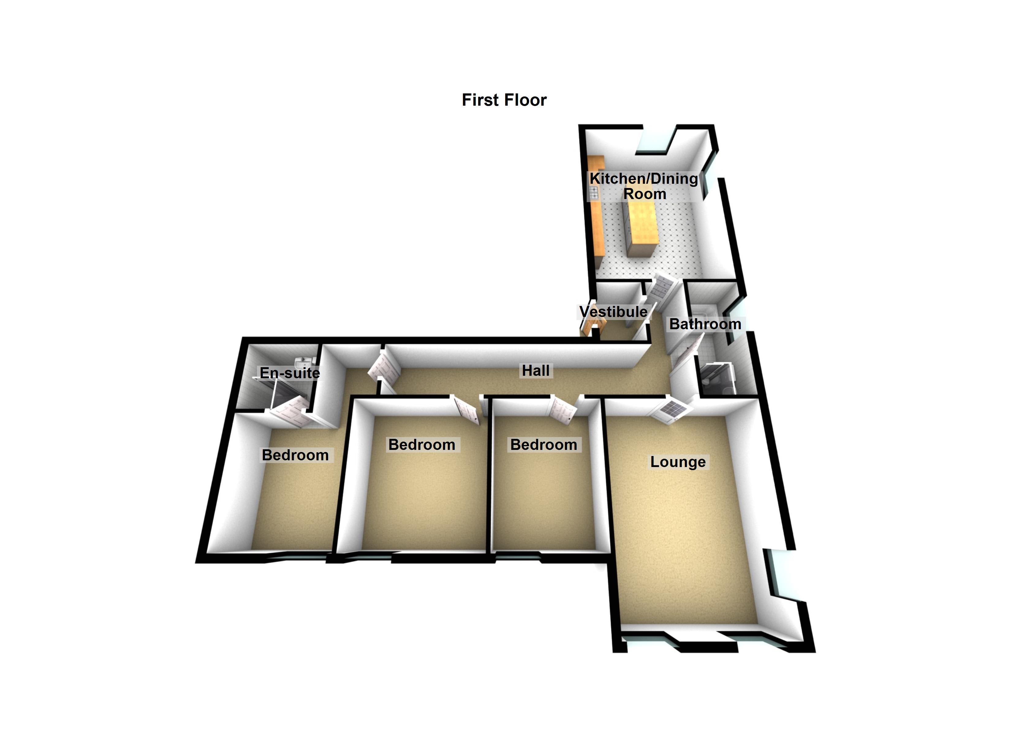 Flat 4, Strathearn House, Auchterarder floorplan