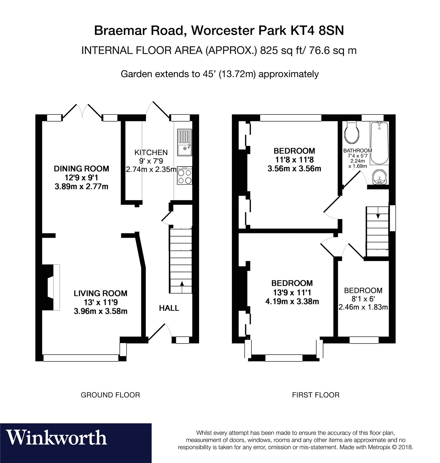 3 Bedrooms End terrace house for sale in Braemar Road, Worcester Park KT4