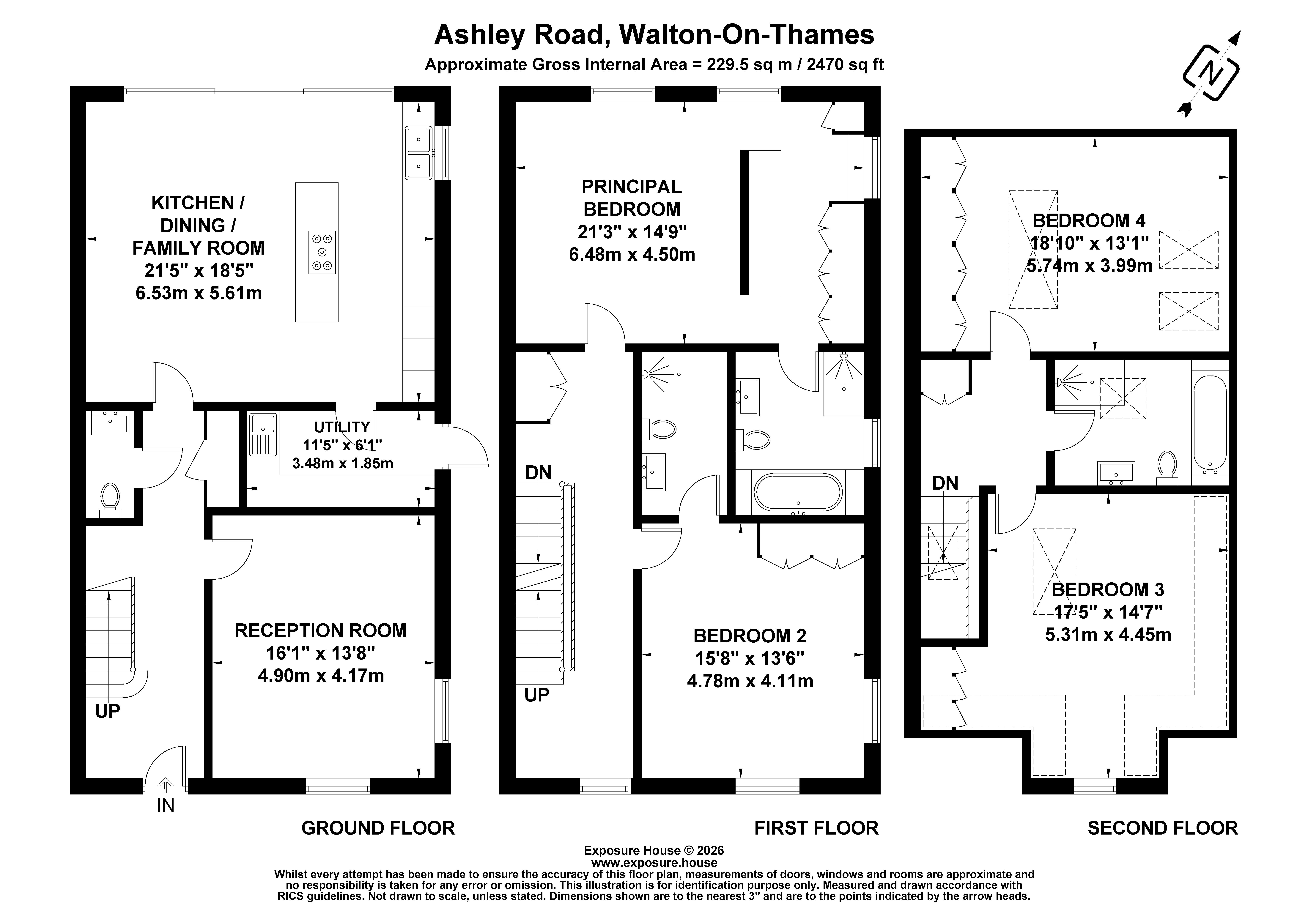 Sandpiper,, Ashley Road, Surrey floorplan