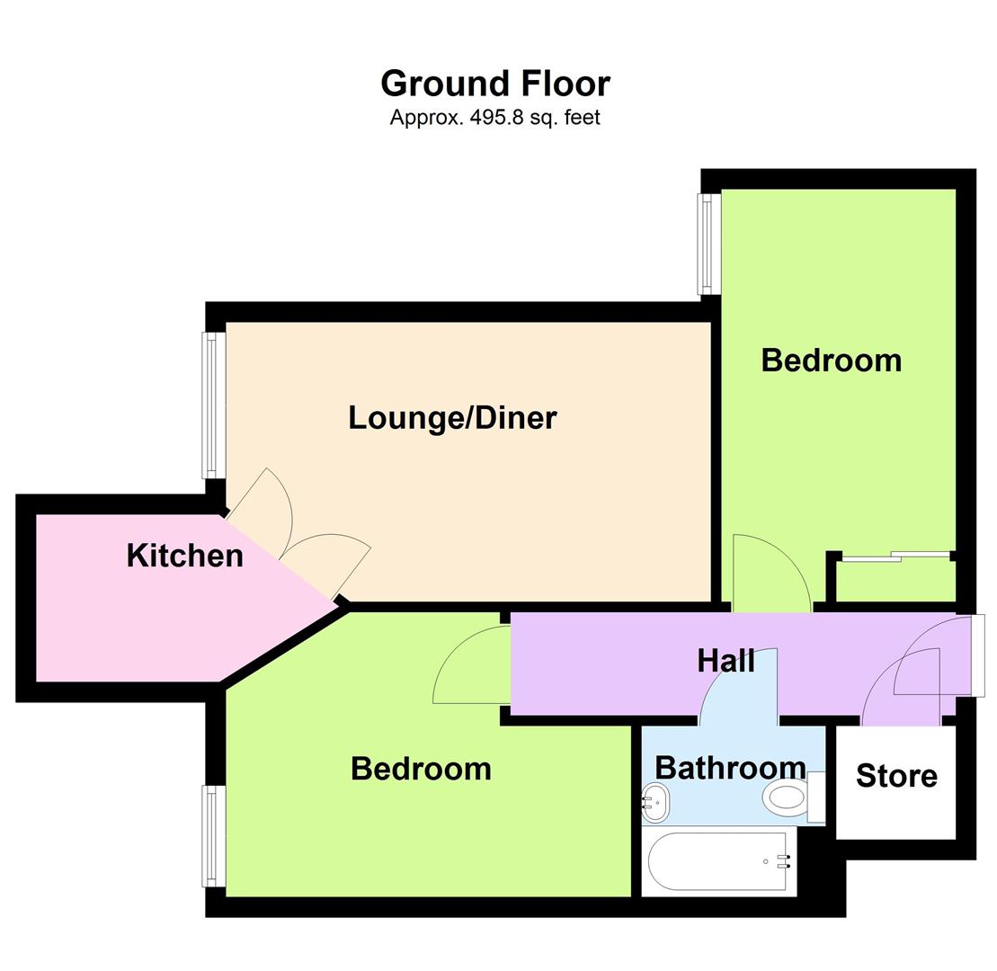 Flat 11, Sorrento Court, Wake Green Road, Birmingham floorplan