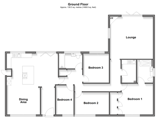 Beverley Gardens, Dymchurch floorplan