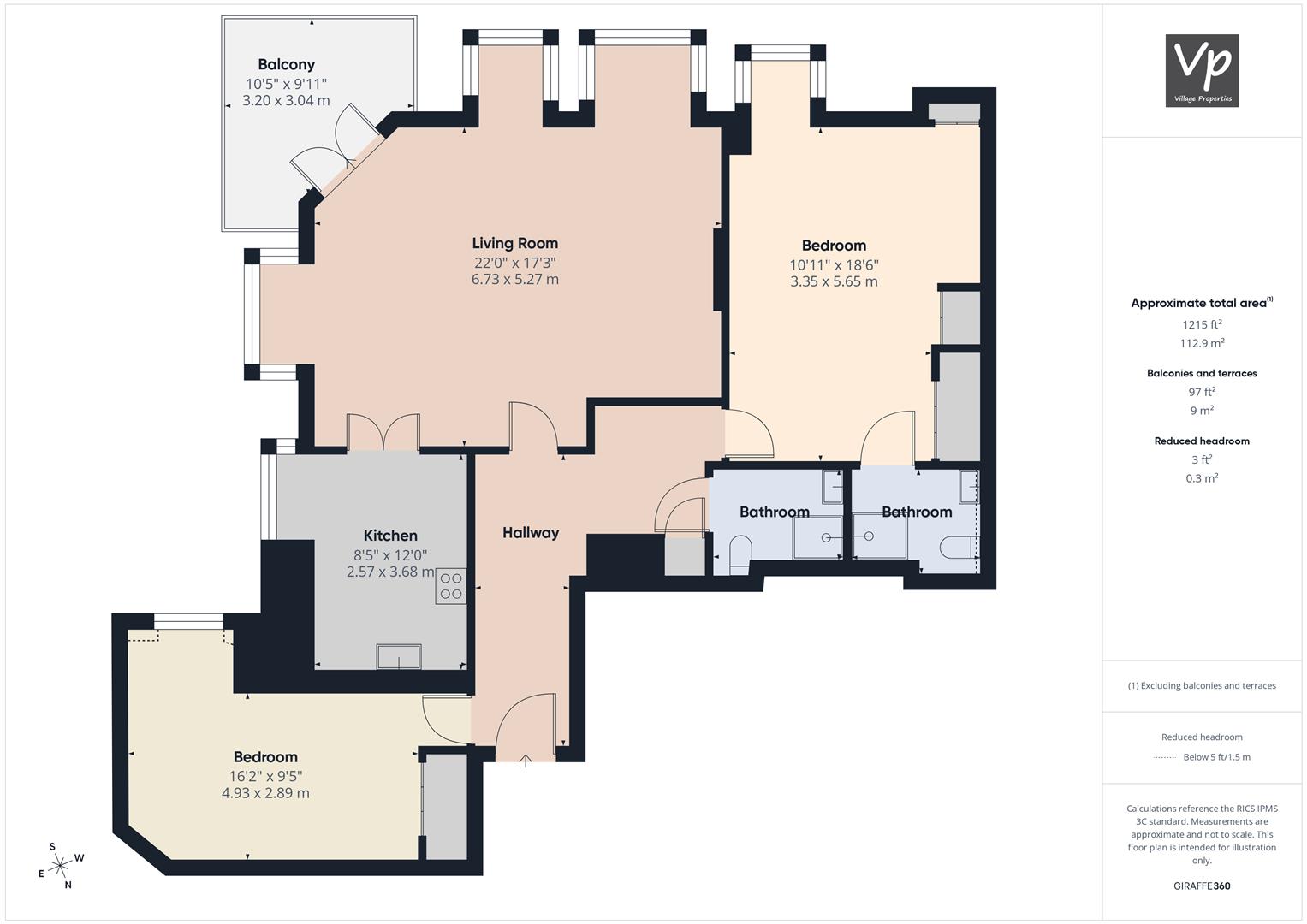 Pegasus Court, 44 York Lodge, Park Lane, Reading floorplan
