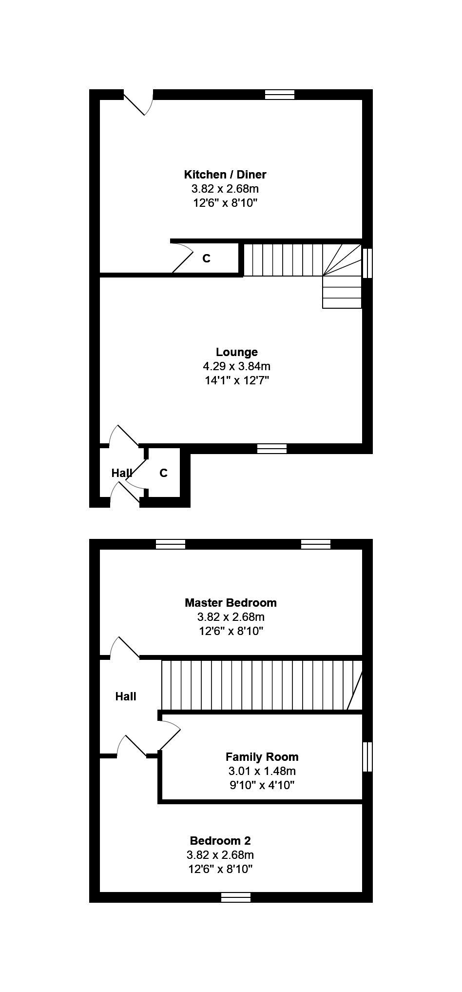 2 Bedrooms Semi-detached house for sale in Ross Drive, Cairnhill, Airdrie ML6