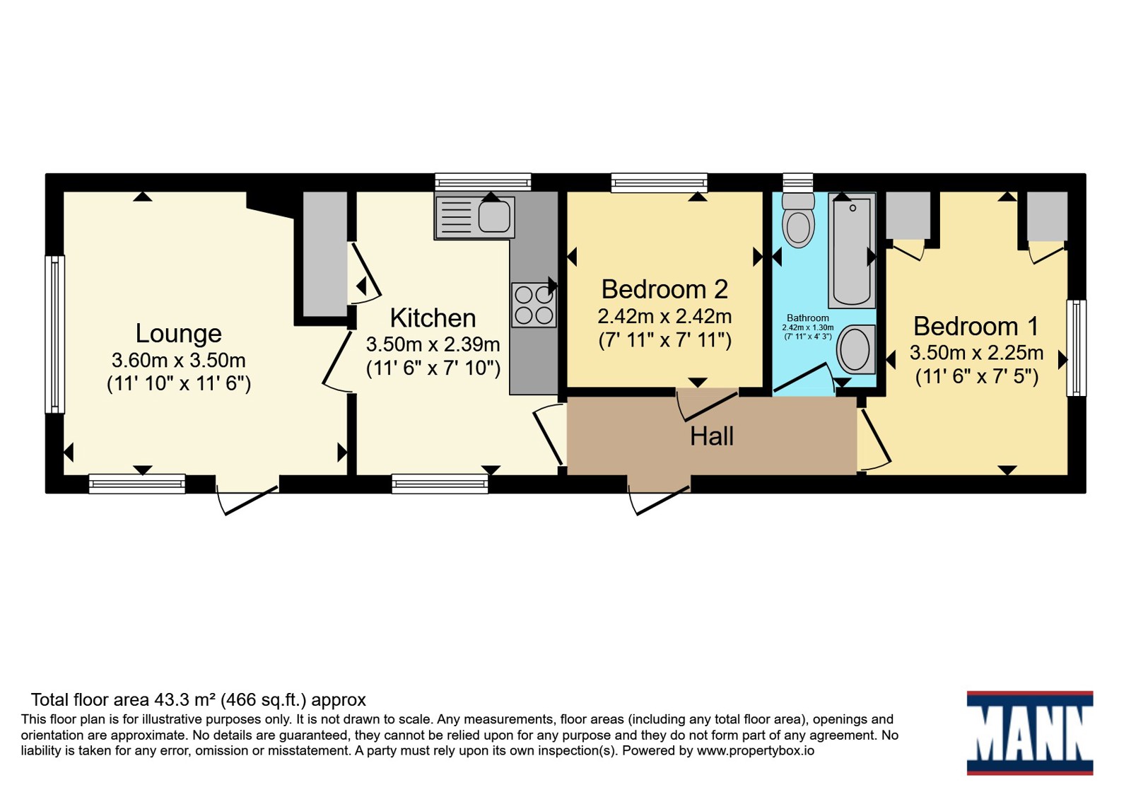 2 Whitehaven Home Park,, Northampton Lane, Southampton floorplan