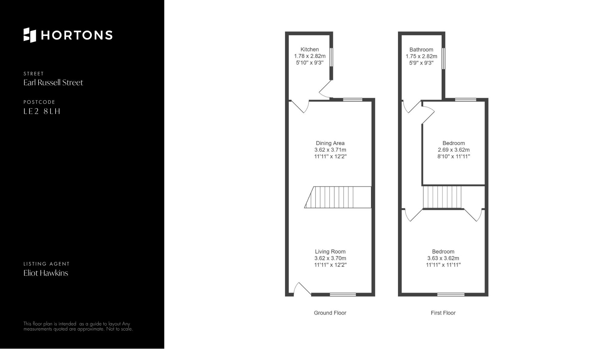 9 Earl Russell Street, Leicester floorplan