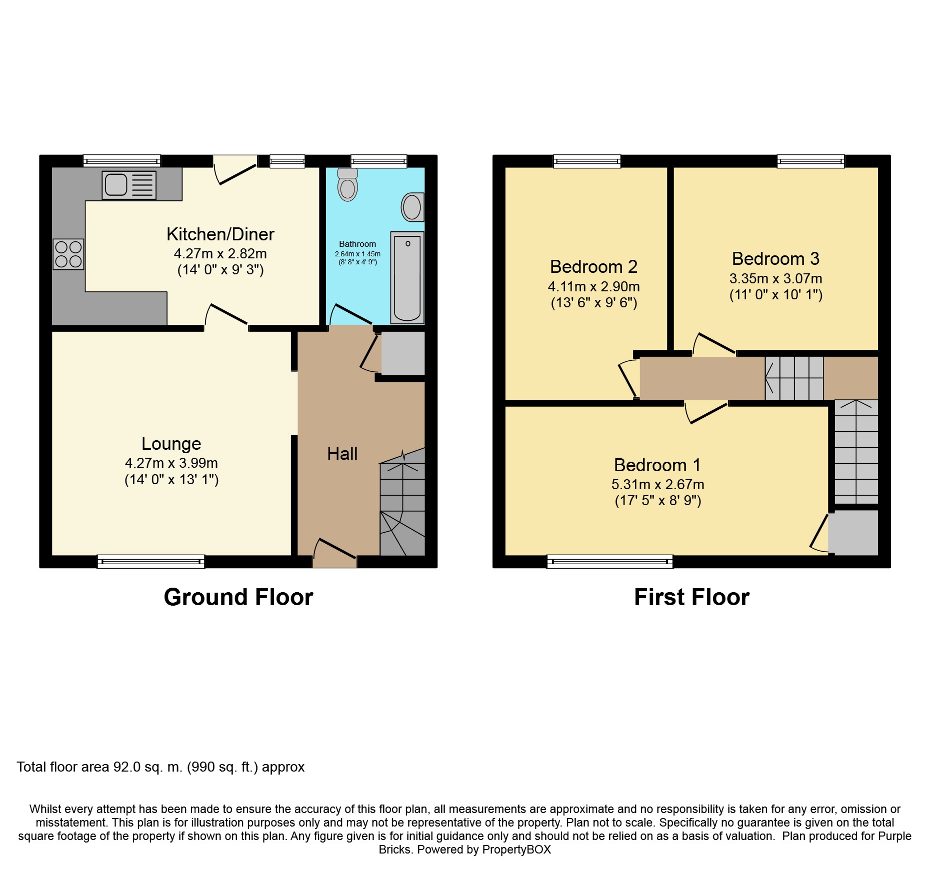 3 Bedrooms Terraced house for sale in Gillies Hill, Stirling FK7