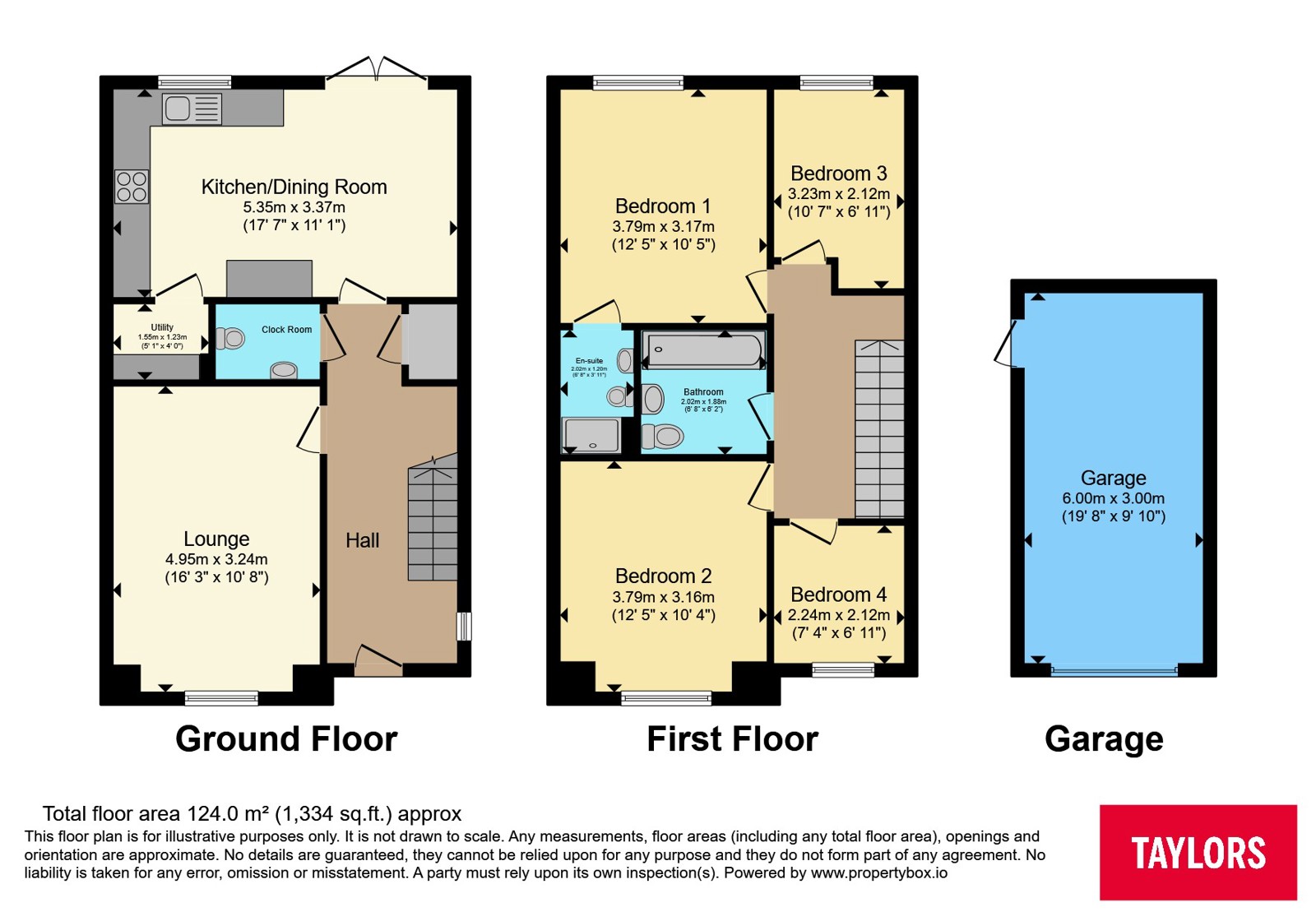 9, Coates Road, Bedfordshire floorplan