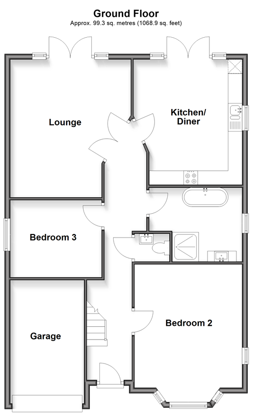 Cowley Drive Woodingdean, Brighton floorplan
