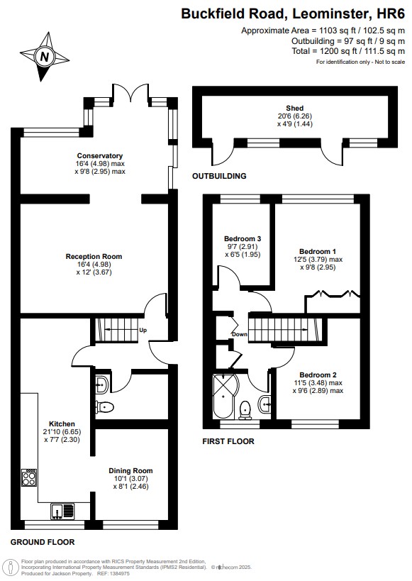 295 Buckfield Road, Leominster floorplan