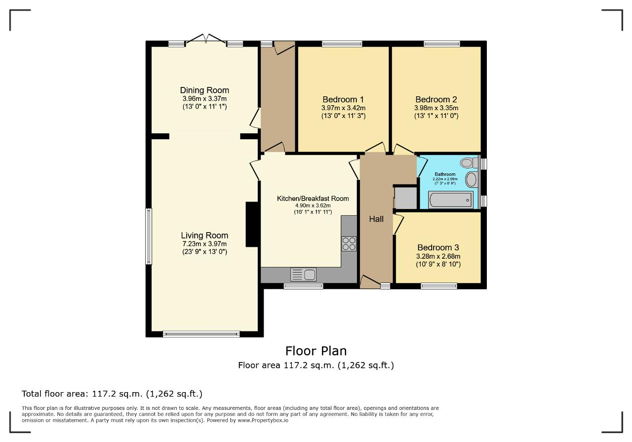 114, High Road, Wisbech floorplan