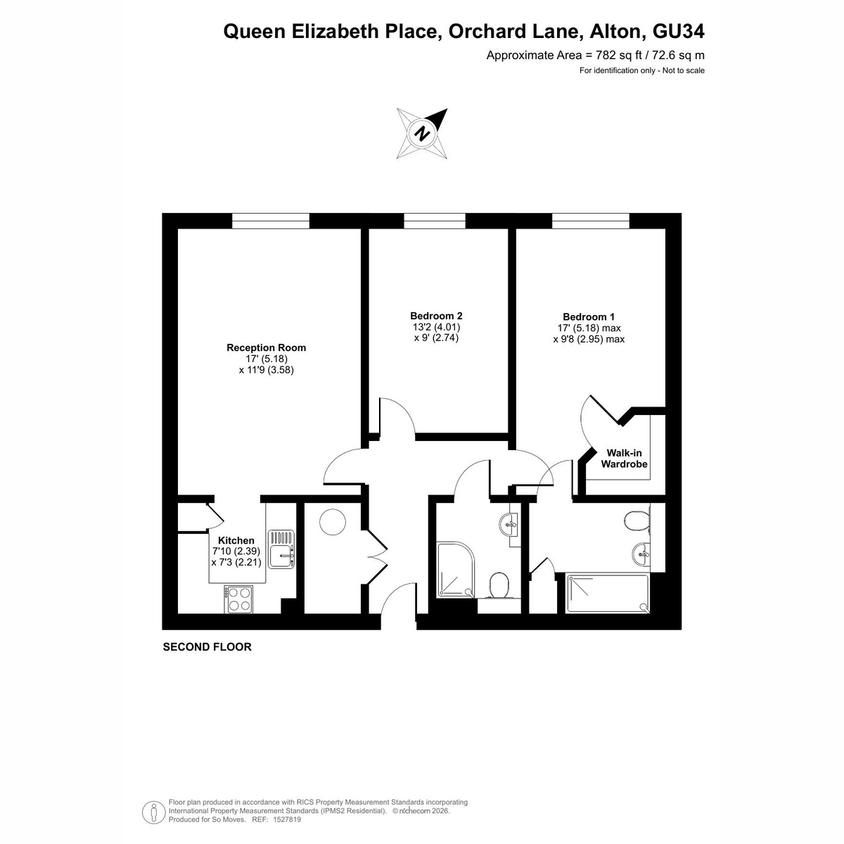 38 Queen Elizabeth Place, Orchard Lane, Alton floorplan