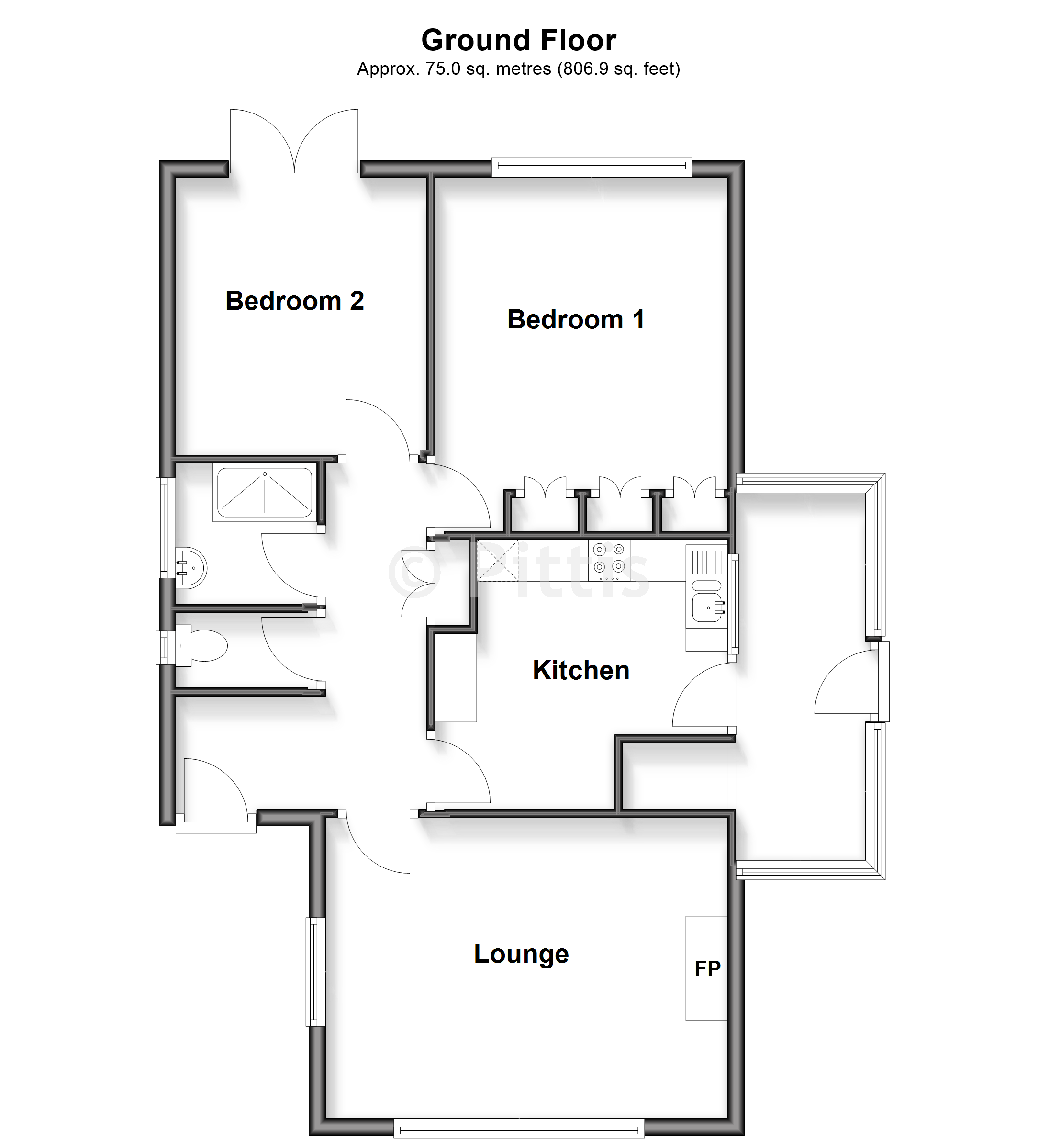 16, Station Road, Wootton Bridge floorplan